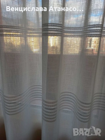 Перде от Лен, снимка 5 - Пердета и завеси - 53517038
