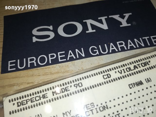 DEPECHE MODE 90 CD VIOLATOR TDK-КАСЕТА 2106231125, снимка 4 - Аудио касети - 41305861