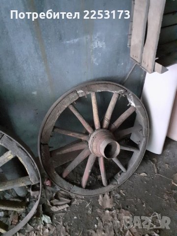 Колела от каруца със забележка, снимка 3 - Декорация за дома - 40154391