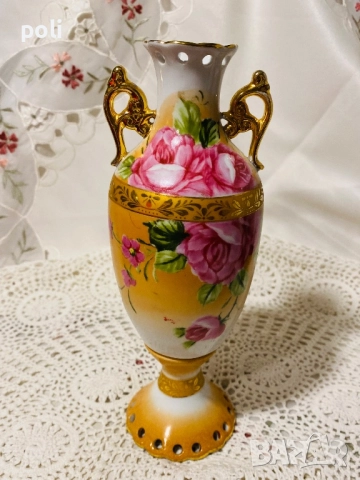 порцеланова ваза , снимка 3 - Вази - 51704623