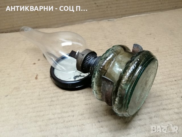Стара Соц Газена Лампа. , снимка 6 - Антикварни и старинни предмети - 41344795