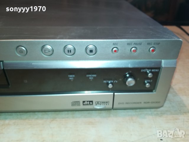 SONY RDR-GX300 DVD RECORDER 1102221200, снимка 9 - Плейъри, домашно кино, прожектори - 35751241
