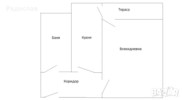 2 стаен апартамент - кв Зора гр Стара Загора, снимка 10 - Апартаменти - 49988191