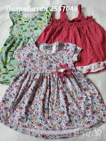 Дрешки за момиче, рокли пролет лято 86-92 размер, снимка 11 - Детски Блузи и туники - 49985530