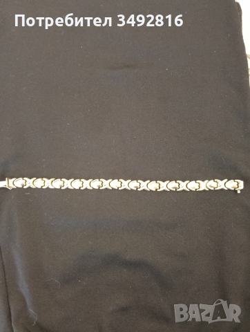 Красива златна гривна, снимка 6 - Гривни - 53537507