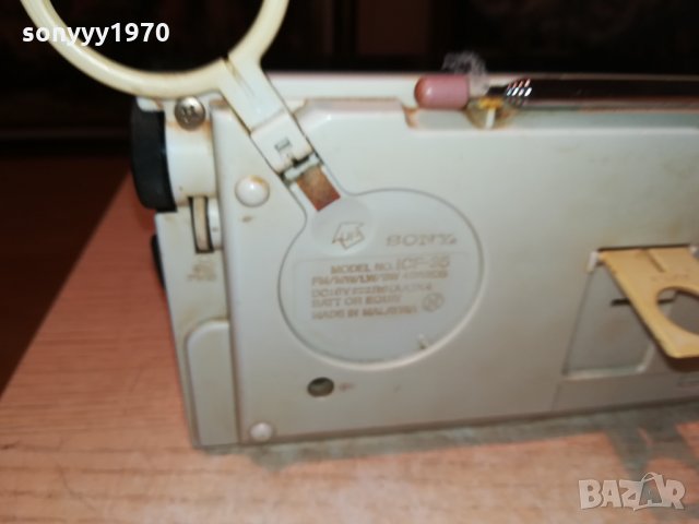 SONY ICF-35 ВНОС GERMANY 2009211949, снимка 11 - Радиокасетофони, транзистори - 34197896