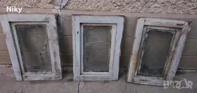 Малки дървени прозорчета 80х40 , снимка 6 - Декорация за дома - 47790516