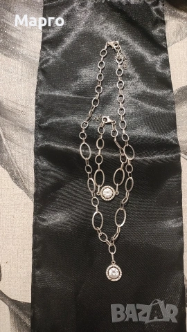 Дамски сребърен комплект 