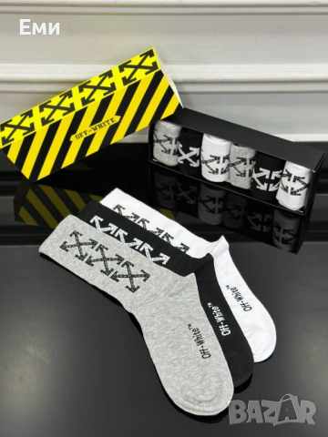 Високи  мъжки чорапи CALVIN CLEIN, KARL,  OFF WHITE, FENDI, UNDER, HUGO BOSS , снимка 3 - Мъжки чорапи - 44776199