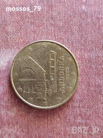 Шест монети 0,50€, снимка 7 - Нумизматика и бонистика - 52918271