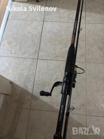 Въдица GOLDEN CATCH INQUSITOR INS-802  и макара SAIMINO BR4000, снимка 5 - Въдици - 55799967