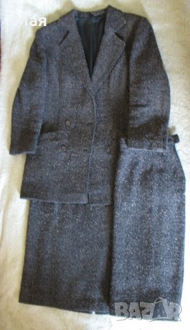 Дамски вълнен костюм с две поли- 96/170, 48 размер!, снимка 1 - Костюми - 34623442