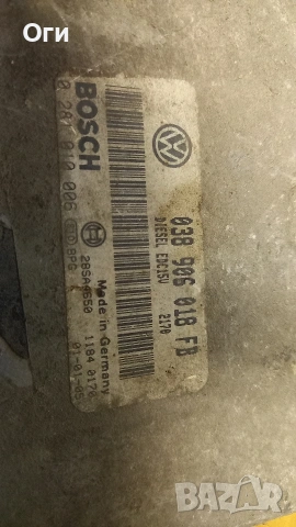 Компютър за Сеат Ибиза 1.9 TDI 038 906 018 FB / 0 281 010 006, снимка 2 - Части - 53438816