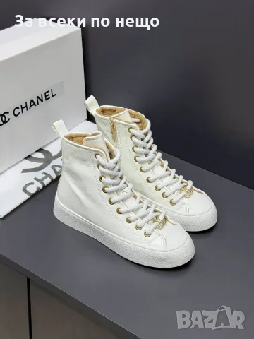 Chanel Дамски Маратонки👟Дамски Спортни Обувки👟Кецове Шанел - Различни Цветове Код SEM-624, снимка 4 - Кецове - 55895033