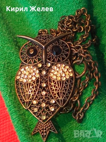 БУХАЛЧЕ МЕСИНГ с КРИСТАЛЧЕТА ФИГУРАЛЕН ФЕШЪН - АРТ МЕДАЛЬОН КОЛИЕ 34780, снимка 2 - Колиета, медальони, синджири - 39188963