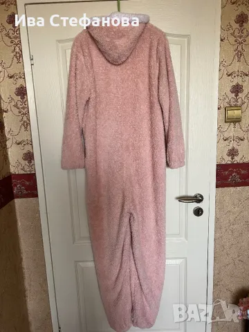 Домашен гащеризон pink bear пухен пухенка или за спане сън , снимка 2 - Гащеризони - 47303687