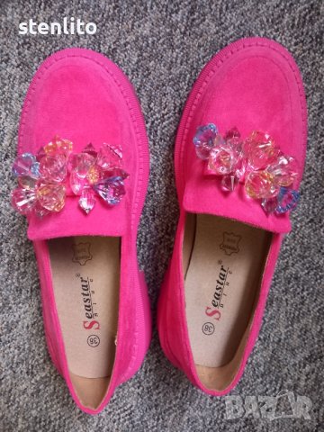 Нови дамски обувки цикламено розово, снимка 9 - Дамски елегантни обувки - 44302519