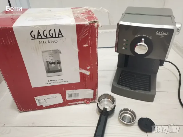 Продавам еспресо кафемашина Gaggia Viva , снимка 6 - Кафемашини - 55963073