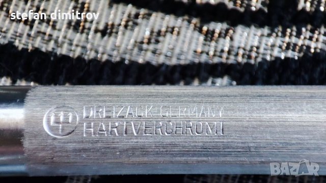 Немски масат Dreizack Germany Hartverchromt Knife Sharpener Honing Steel  15" Long /g, снимка 16 - Други стоки за дома - 41733777