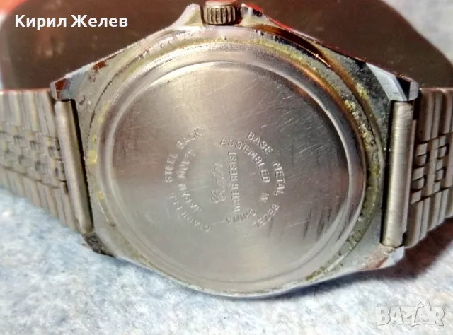 CRATER QUARTZ MUVT JAPAN Стилен КВАРЦОВ МЪЖКИ РЪЧЕН ЧАСОВНИК с ВЕРИЖКА НЕРЪЖДАЕМА СТОМАНА 12957, снимка 11 - Мъжки - 48289137