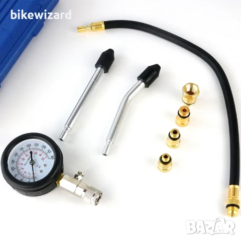 Тестер за компресия, компресомери за двигател, устройство за бензинов двигател 0-20 Bar или 0-300 PS, снимка 5 - Други инструменти - 51120490