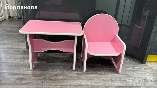 Детска маса със стол, снимка 3 - Мебели за детската стая - 51815945