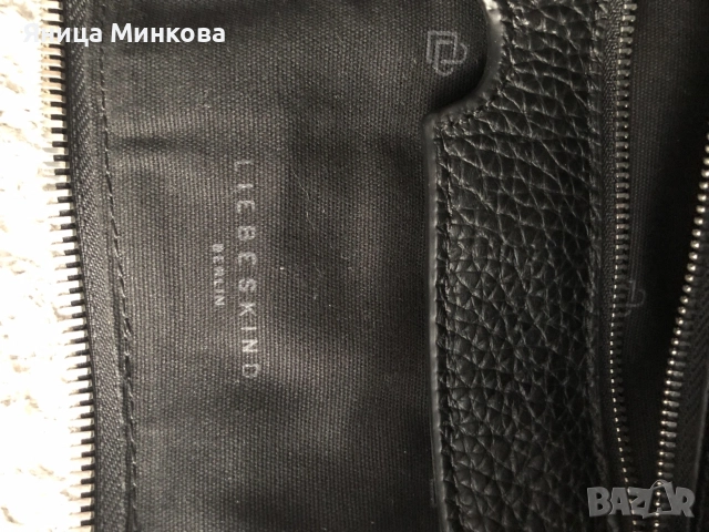 Дамска чанта Liebeskind Berlin, естествена кожа, снимка 11 - Чанти - 56131132