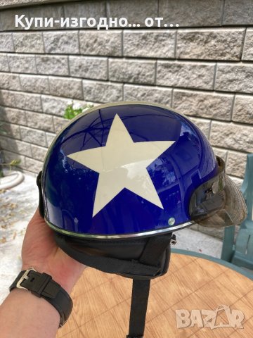 Каска тип канче за скутер или чопър - Размер ХЛ, снимка 3 - Аксесоари и консумативи - 41493935