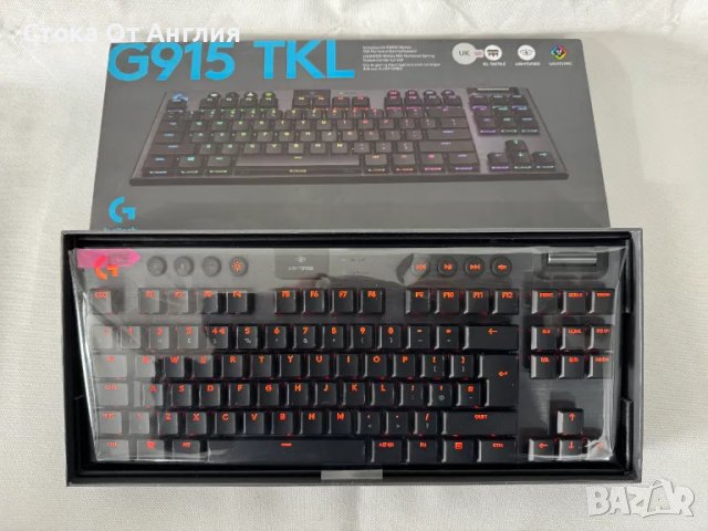 Клавиатура Logitech G915 TKL/ 920-009501, снимка 2 - Клавиатури и мишки - 49986198