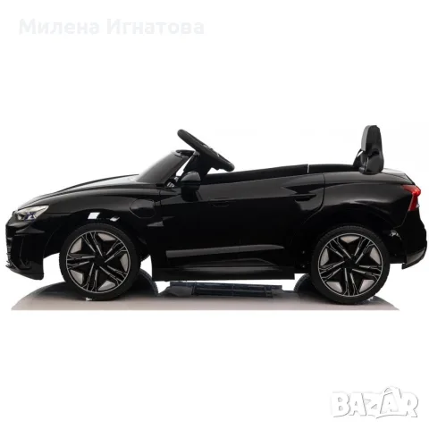 Акумулаторен джип Audi RS E-Tron GT 4X4 Licensed с меки гуми и кожена седалка 12V, снимка 10 - Детски велосипеди, триколки и коли - 55955860