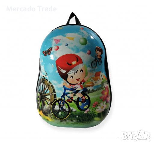 Комплект Mercado Trade, Куфар и раница, За деца, Момче с колело, снимка 2 - Кенгура и ранички - 40184684
