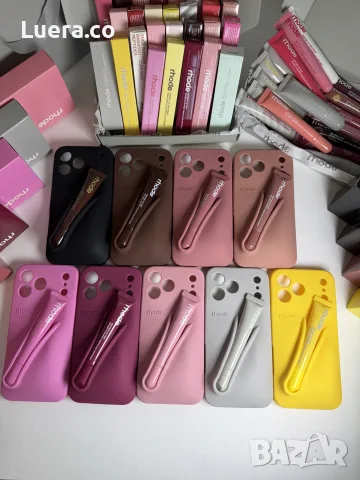 Rhode калъф + Rhode гланц за iPhone | Rhode Case + Lip Gloss оригинални Всички модели и цветове