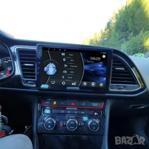 Мултимедия, Двоен дин за SEAT LEON, Андроид, 9", кола, 2 Дин навигация за СЕАТ ЛЕОН плеър с Android, снимка 2 - Аксесоари и консумативи - 40621391