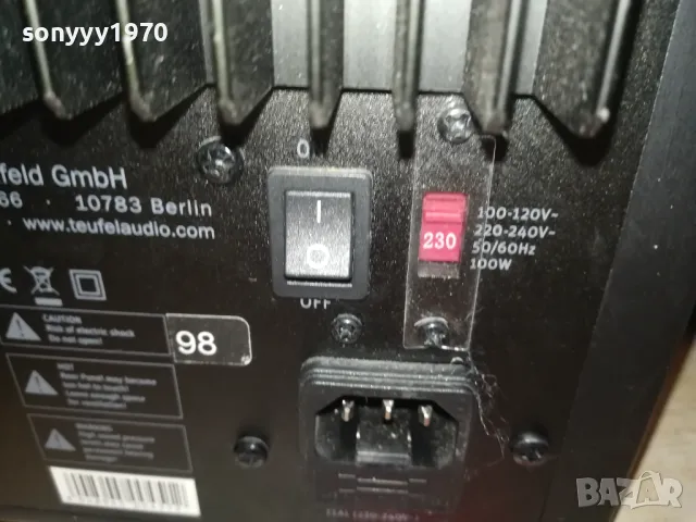 TEUFEL RAUMFELD SPEAKER M-2БР ТОНКОЛОНИ ВНОС SWISS 0802251924, снимка 17 - Тонколони - 49028364