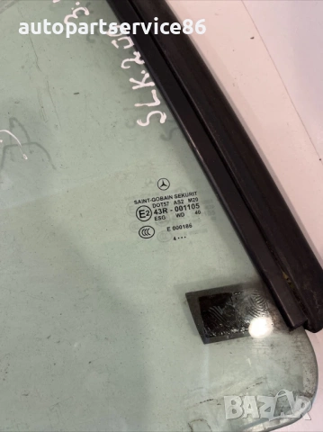 Стъкло за задна дясна врата за Mercedes SLK R171 200K (2005) , снимка 2 - Части - 53863052