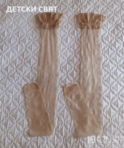 Нови дамски чорапи с дантела , снимка 1