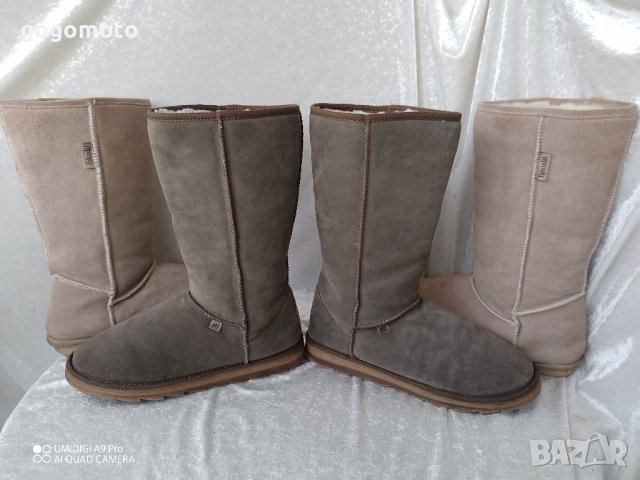 UGG аналог,КАТО НОВИ MARCO TOZZI® ORIGINAL,100% естествена кожа,естествен велур, 42-43, снимка 12 - Мъжки ботуши - 44216122