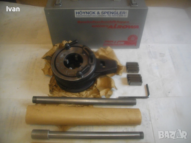 1/2"-2" ALROWA ROLLER нова ФРГ винтонарезка резби на тръби до 2 цола винторез пафта плашка комплект, снимка 9 - Други инструменти - 52762273