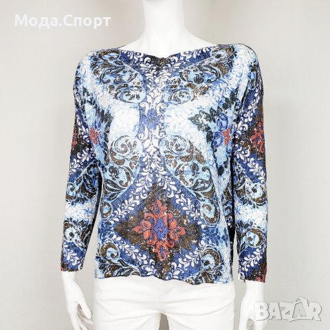 Desigual Оригинална Дамска Плетена Блуза с Принт (M-L), снимка 5 - Блузи с дълъг ръкав и пуловери - 38730000