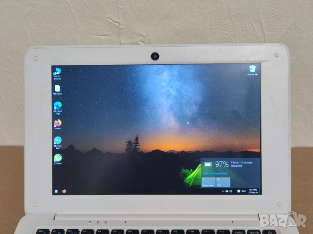 Работещ нетбук. Бърз със здрава батерия, с 2GB Ram и 32GB SSD памет., снимка 4 - Лаптопи за дома - 52916130