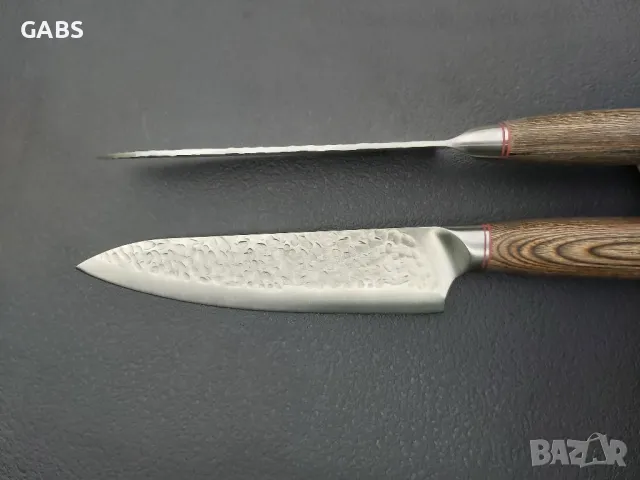 Готварски нож с дървена дръжка 2 модела,S122, снимка 5 - Ножове - 49749427