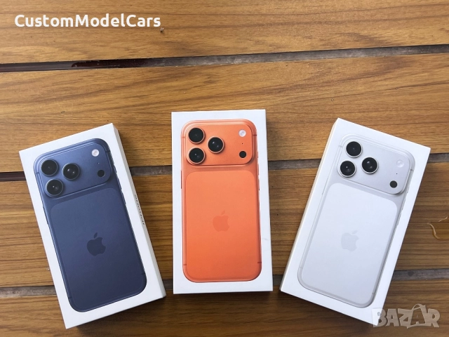 Нов! Запечатан iPhone 17 Pro 256GB Cosmic Orange / Blue / Silver