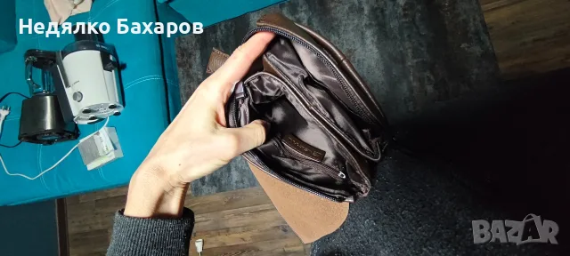 Мъжка кожена чанта Естил, снимка 3 - Чанти - 56318098