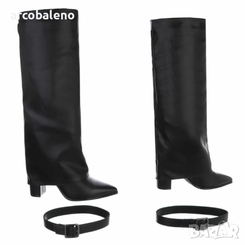 Дамски ботуши на висок ток, 4цвята , снимка 13 - Дамски ботуши - 52325436