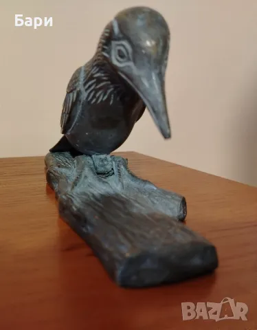 Старо бронзово чукало за врата - Кълвач, снимка 8 - Антикварни и старинни предмети - 48143691