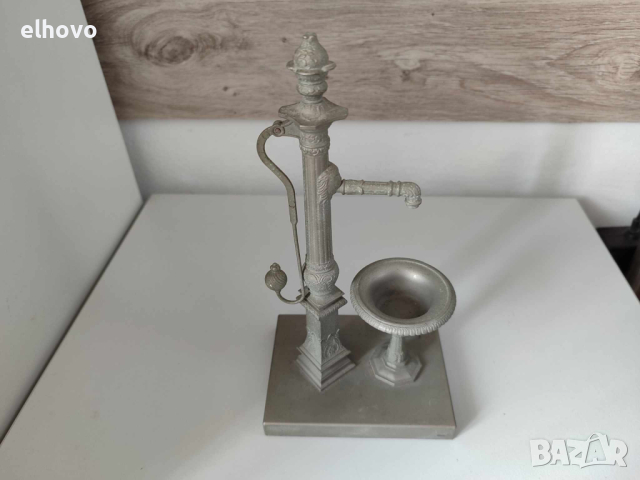 Градински фонтан, статуетка от метал, снимка 6 - Антикварни и старинни предмети - 44526953