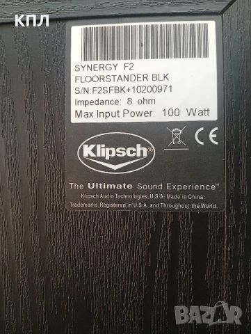 Тонколони Klipsch Synergy f-2 , снимка 13 - Тонколони - 53711002