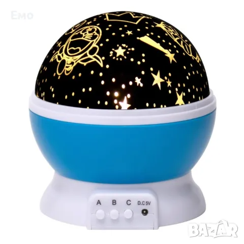 Нощна лампа детски планетариум. Цветове - Син, Розов, Лилав, снимка 4 - Детски нощни лампи - 48104497