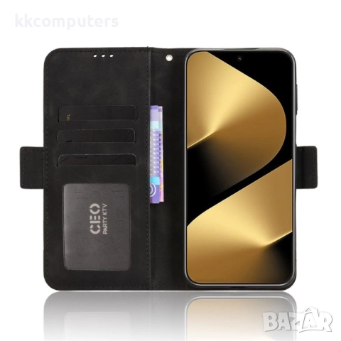 Huawei Pura 80 Ultra Magnetic Wallet Кожен Калъф и Протектор, Слот за Карти (Черен, Тъмносин, Червен, снимка 10 - Калъфи, кейсове - 51961169