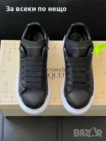 Alexander McQueen Дамски Черни Маратонки👟Дамски Спортни Обувки Александър Макуин Код E374, снимка 4 - Маратонки - 50422313
